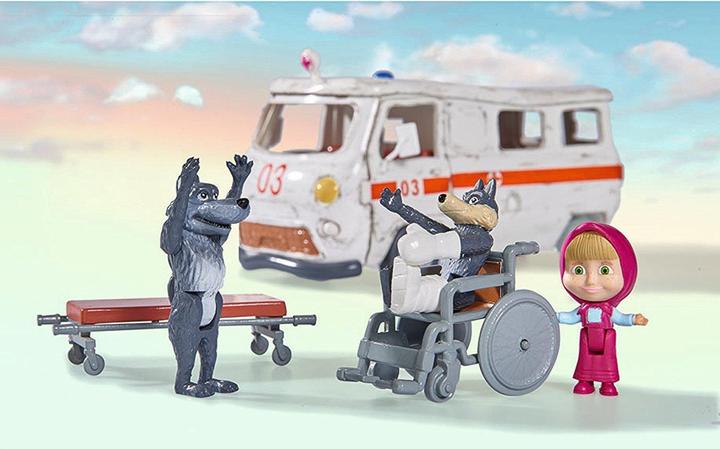 Produktbild Simba Masha Spielset "Krankenwagen"