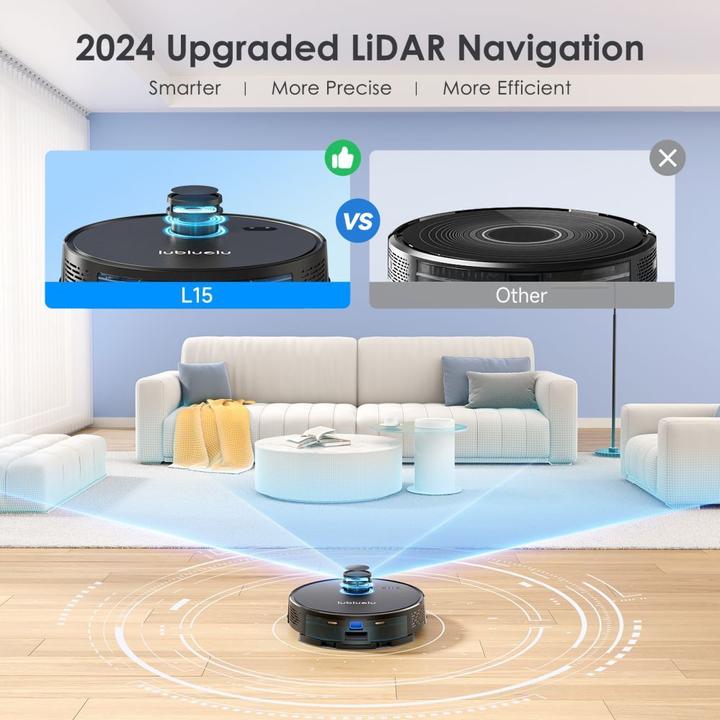 Produktbild Lubluelu Vacuum cleaner 15 vacuum cleaner (Saugwischroboter)