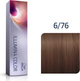 Image du produit Wella Illumina Color 6/76 Blond Foncé Marron Violine 60 ml (6/76)