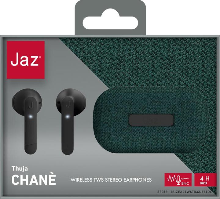 Actual product image JAZ Chanè TWS earphones with ENC technology and fabric base (ANC, 4 h, Wireless)