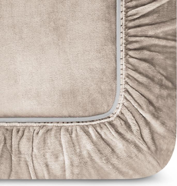 Produktbild Aspero 2 Flanell-Spannbettlaken PERPIGNAN (100 x 200 cm)