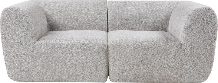 Image du produit En.Casa Modular Sofa 2-Sitzer Hurvas Bouclé Grau