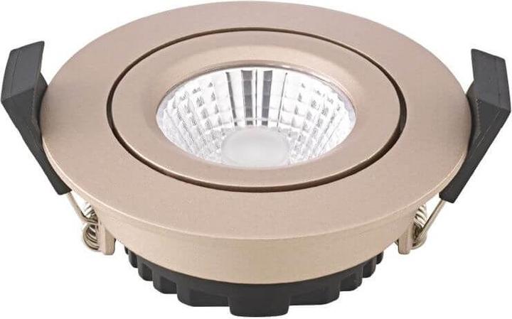 Sigor Lampada da incasso Diled 6W 310lm 2700-2100K Lampada da tavolo champagne 36° dimmerabile (310 lm)