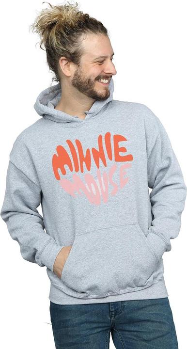 Immagine prodotto Disney Minnie Mouse Heart Shaped Felpa con Cappuccio Uomo (4XL)