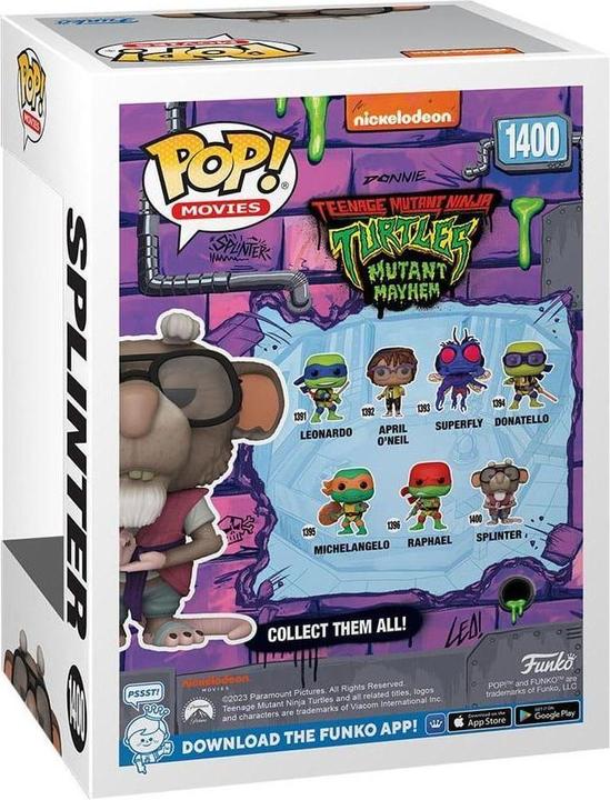 Produktbild Funko Pop! Movies: Teenage Mutant Ninja Turtles: Mutant Mayhem - Splinter