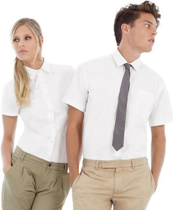 Actual product image B&C Sharp Twill Short Sleeve Shirt (S)