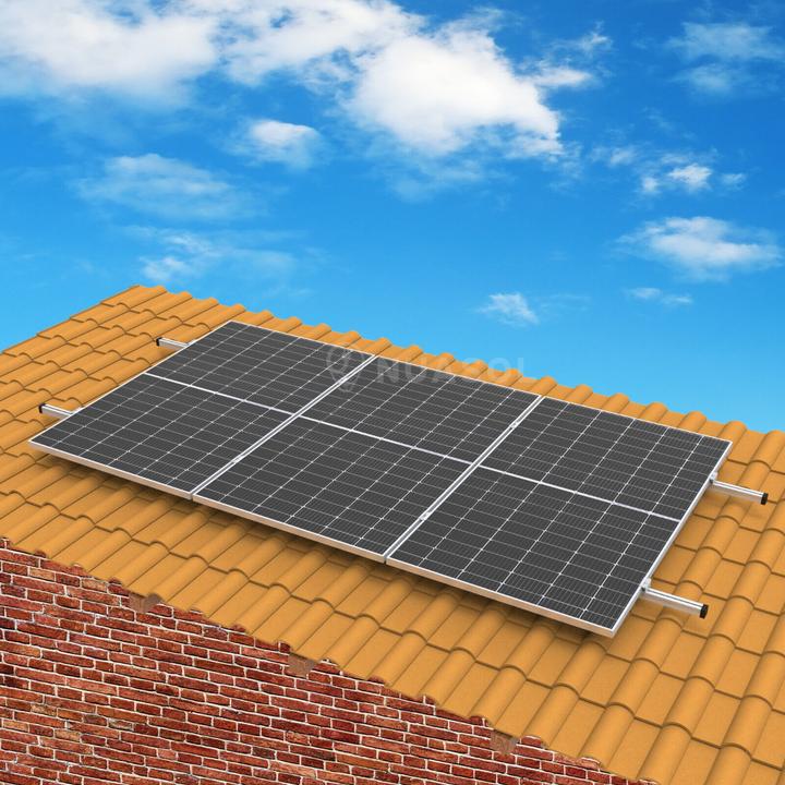 Immagine prodotto Nuasol Set di montaggio del tetto di tegole (Materiale di montaggio del sistema solare)