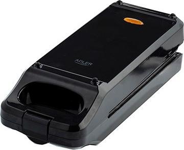 Adler AD 3066 Multifunctional device - toasting, baking, grilling, Double-sided, Black