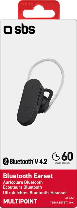 Image du produit SBS Casque Bluetooth multipoint avec arceau (4 h, Sans fil)