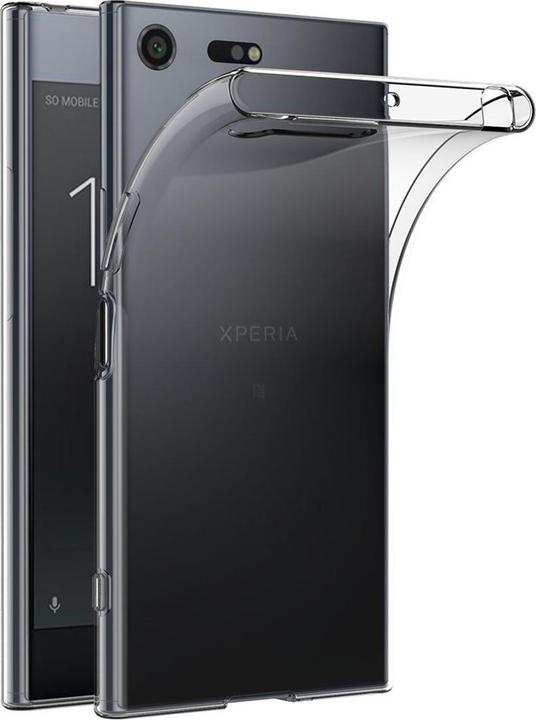 Actual product image König Design Sony Xperia XZ Premium Sleeve Transparent Silicone Case Clear Mobile Phone Cover (Sony Xperia XZ Premium)