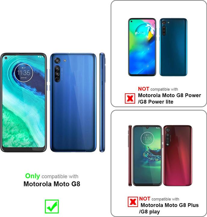 Image du produit Cadorabo Coque pour Motorola MOTO G8 universel avec Clip (Motorola Moto G8)