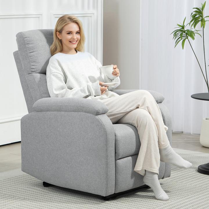 Image du produit Homcom Relaxsessel Polyester Grau