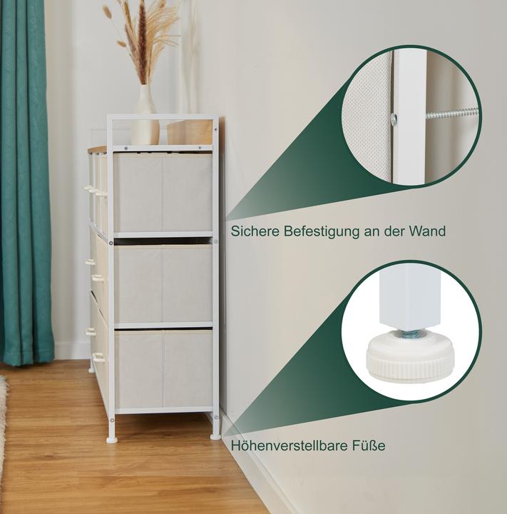 Actual product image Relaxdays Chest of drawers (100 x 30.5 x 85 cm)