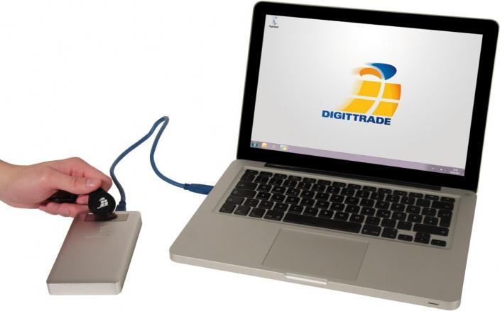 Produktbild Digittrade RS256 2TB RFID Security externe Festplatte - 256-Bit AES Verschluesselung 6,35cm 2,5Zoll 5400rpm... (2 TB)