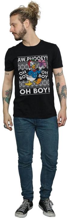 Immagine prodotto Disney Donald Duck Christmas Fair Isle Maglietta Uomo (XXL)