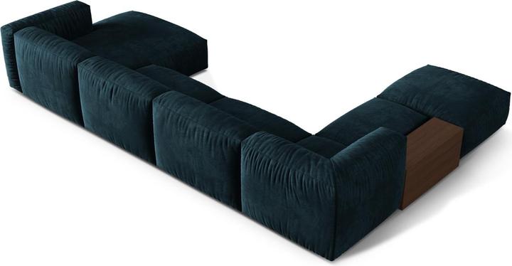 Actual product image Micadoni Modular Panoramic Left Corner Sofa, "Martina", 5 Seats, 406x280x75 Made in Europe (Sofa landscape)