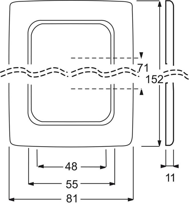 Actual product image Busch-Jaeger Frame