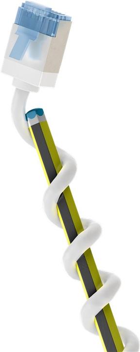 Immagine prodotto Goobay Cavo patch CAT 6A ultra-flessibile, sottile, U/FTP, bianco (PiMF, U/FTP, CAT6a, 15 m)