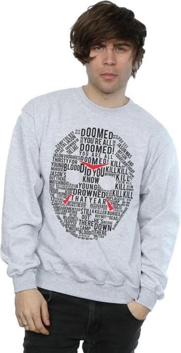 Produktbild Absolute Cult Jason Text Mask Sweatshirt (L)
