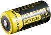Actual product image Nitecore Li-Ion battery type 16340 - NL166