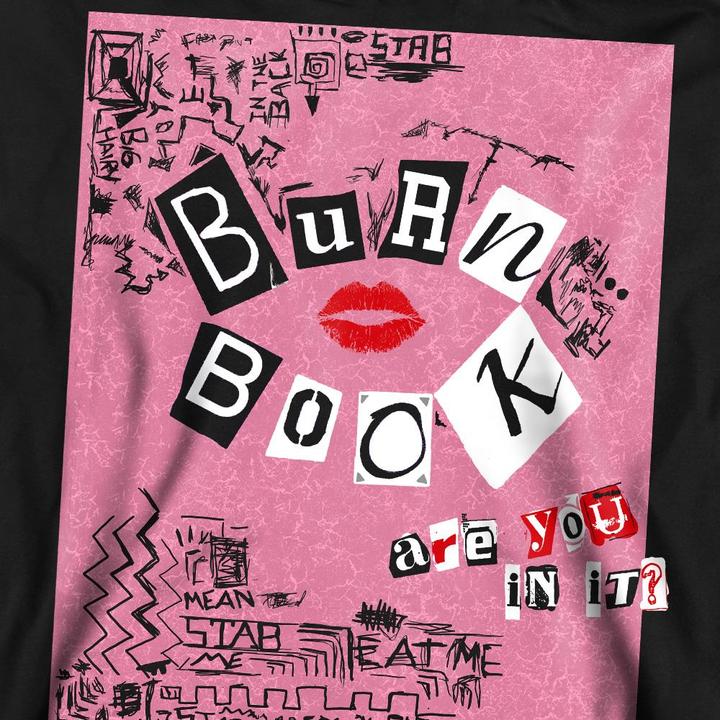 Immagine prodotto Mean Girls Burn Book Felpa Adulto Unisex (L)