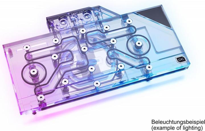 Alphacool Bloc de glace Aurora Acrylique GPX-N RTX 3090/3080