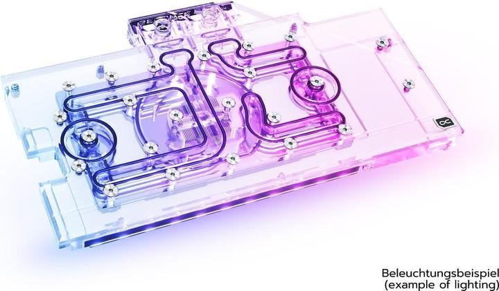 Alphacool Eisblock Aurora GPX-N RTX 3070 ROG Strix mit Backplate - Acryl + Nickel
