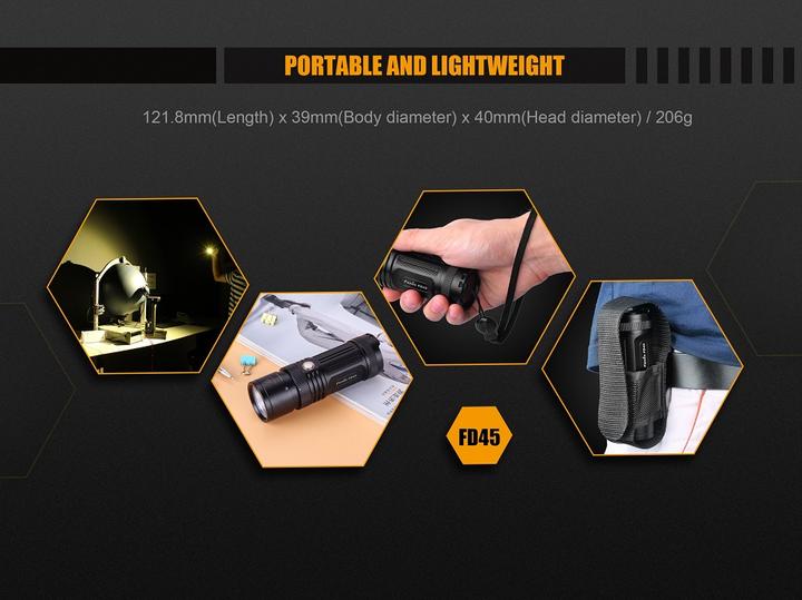 Image du produit Fenix Fd45 (12.18 cm, 900 lm)
