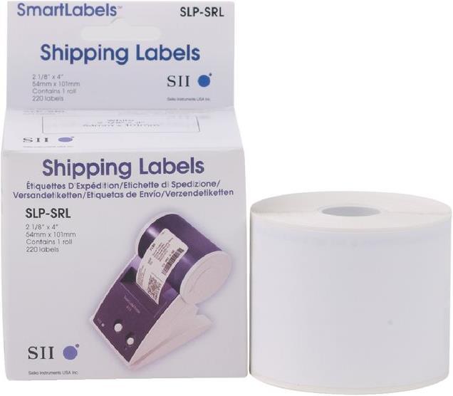 Actual product image Seiko SLP-SRL Shipping labels
