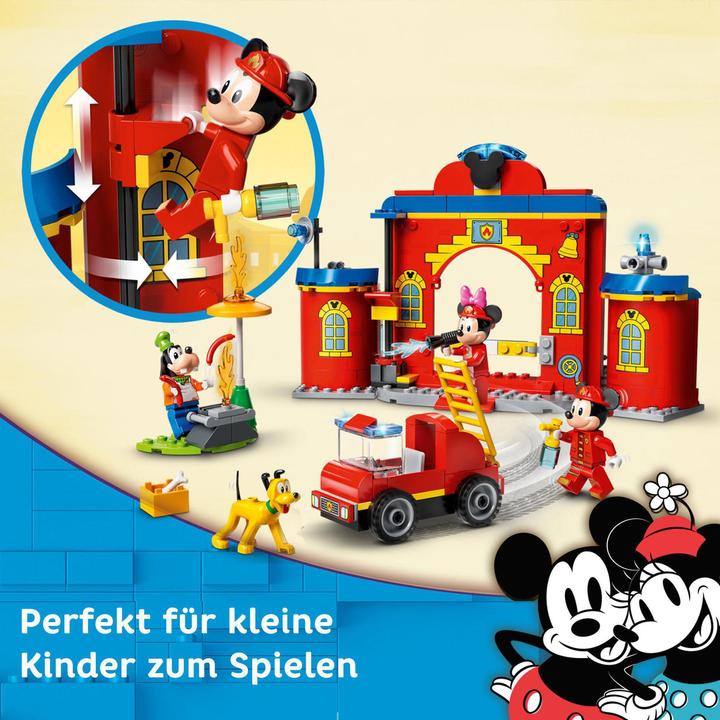 Actual product image LEGO Disney 10776 Mickey and Friends fire station and car (10776, LEGO Disney)