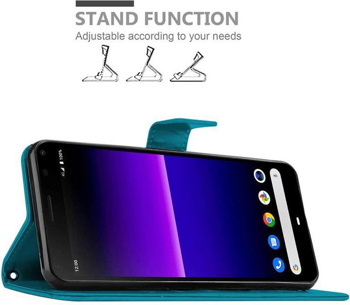 Image du produit Cadorabo Couverture du livre de fleurs (Sony Xperia 8)