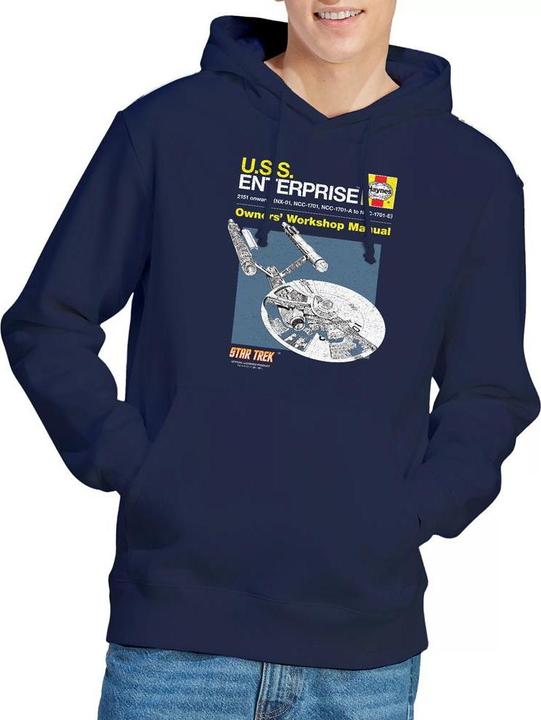 Immagine prodotto Enterprise Felpa con Cappuccio Manuale Uomo (L)