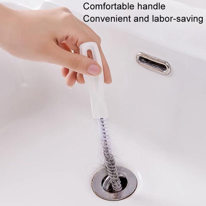 Produktbild Abfluss Reinigungsbürste Siphonbürste Rohrbürste Haarfangbürste Flexibel (1 Stk.)