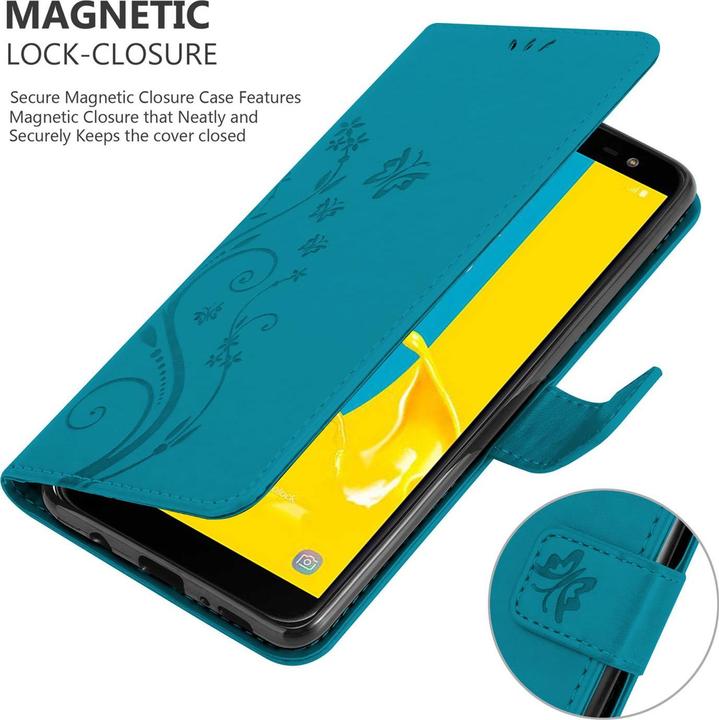 Immagine prodotto Cadorabo Copertina del libro di fiori (Samsung Galaxy J6 (2018))