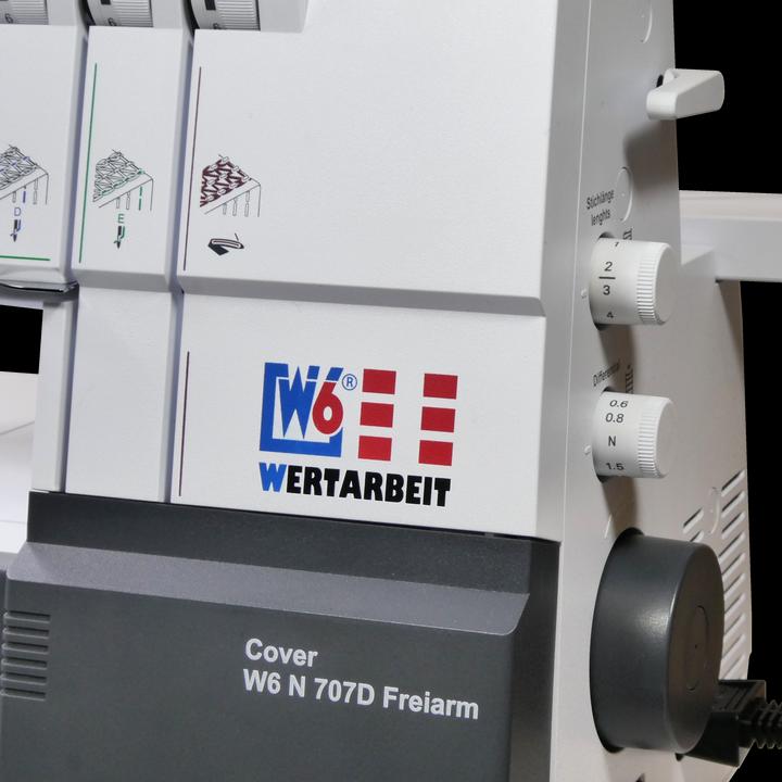 Actual product image W6 Coverlock N 707D Free Arm