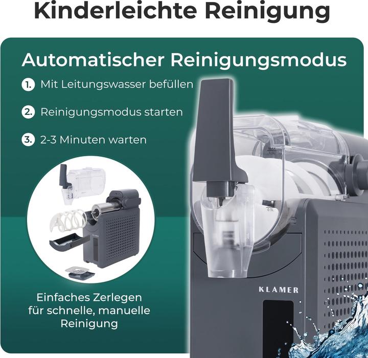 Actual product image KLAMER Slush machine
