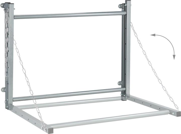 Actual product image Relaxdays Wall-mounted tyre rack
