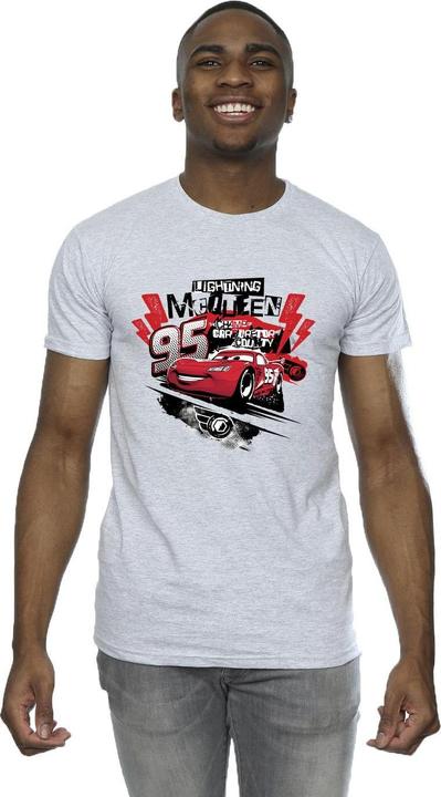 Immagine prodotto Disney Cars Lightning McQueen Collage Maglietta Uomo (4XL)