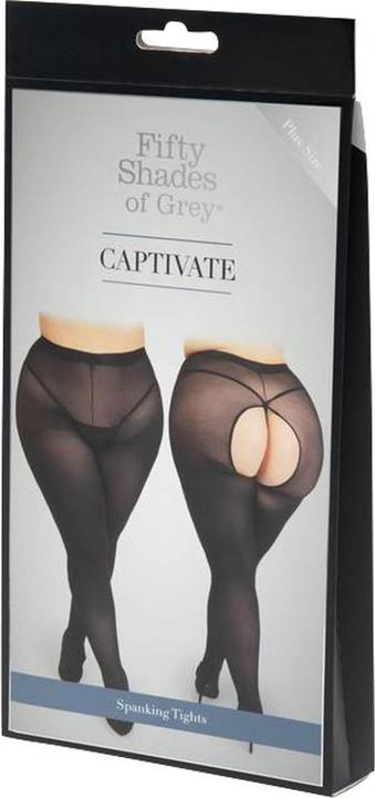 Productafbeelding Fifty Shades of Grey Captivate Plus Size Spanking Panty One Size Curve - Zwart (XXL, 3XL)
