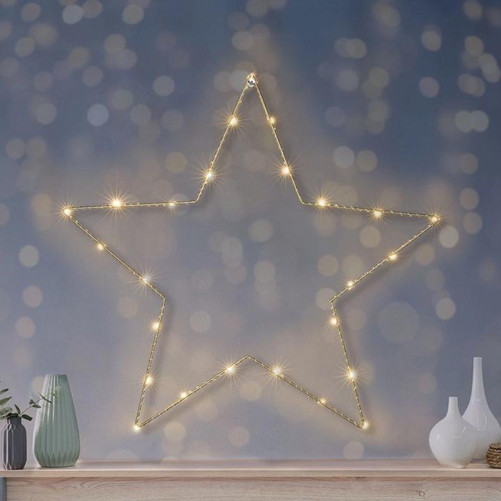 Produktbild Koopman Stern beleuchtet mit LED Ø 45 cm
