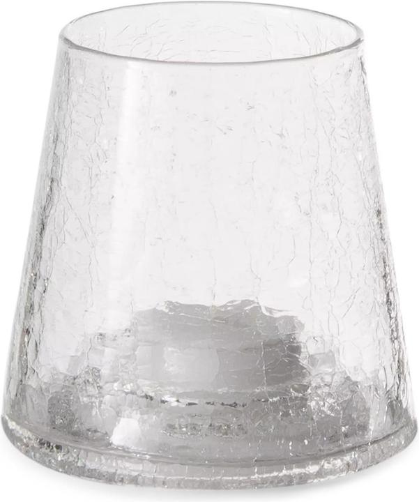 Glasi Hergiswil Teelicht mit Halter aus Glas (15 x 15 cm)