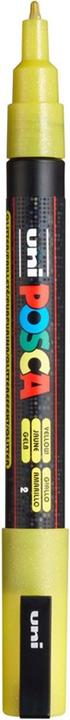 Produktbild Posca Fine Marker PC-3M (Glitter Gelb, 1.30 mm, 1 x)