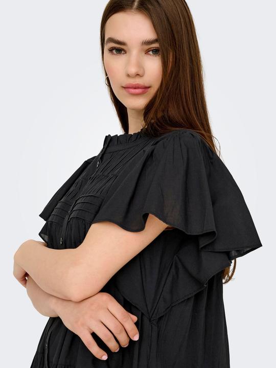Produktbild JdY Locker geschnitten Hemdkragen Puffärmel Kurzes Kleid Kleid (S)