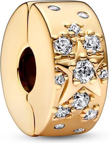 Pandora Milchstrasse Clip Charm (Metall, Vergoldet)