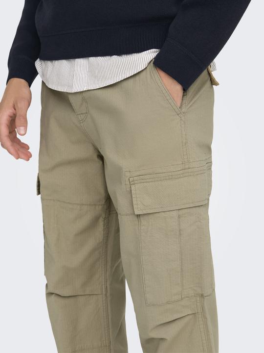 Produktbild Only & Sons Locker geschnitten Mittlere Taille Gummizug Cargohose Hose (W31/L32)