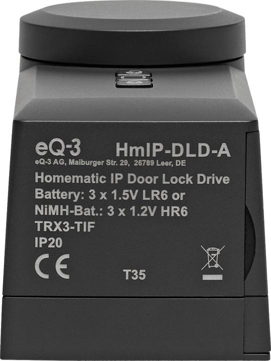 Image du produit Homematic IP Actionneur de serrure de porte Smart Home (HmIP-DLD-A) (anthracite) (Clé, Smartphone)