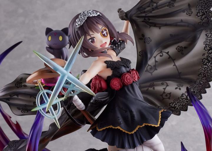 Actual product image Furyu Konosuba God's blessing on this wonderful world! PVC Statue 1/7 Megumin the Black Rose Dress Ver. 28