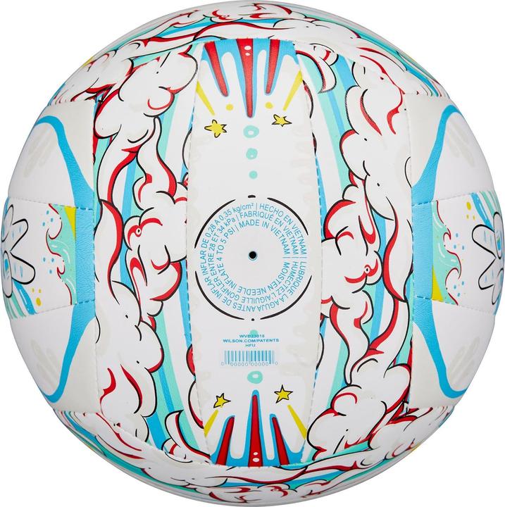 Immagine prodotto Xtrem Toys & Sports Volleyball - Graffiti Peace - Grösse 5 - weiss/bunt (5)