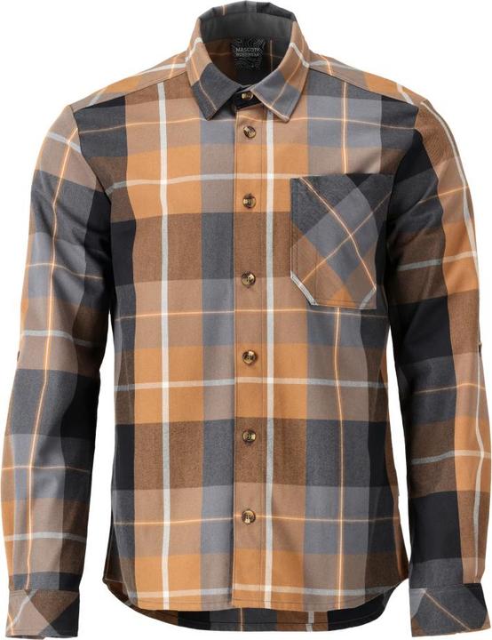 Mascot Flanellhemd Customized 22904 nussbraun-kariert Gr. S (S)