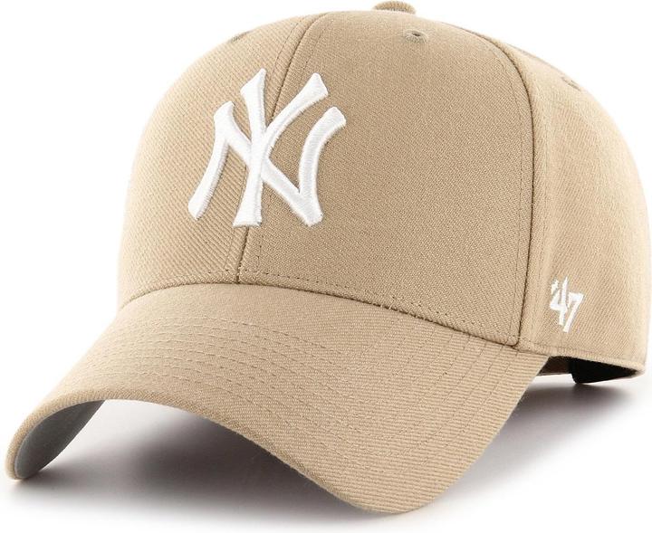 Actual product image 47 Brand Relaxed Fit Cap - MLB New York Yankees Khaki Beige (One size)